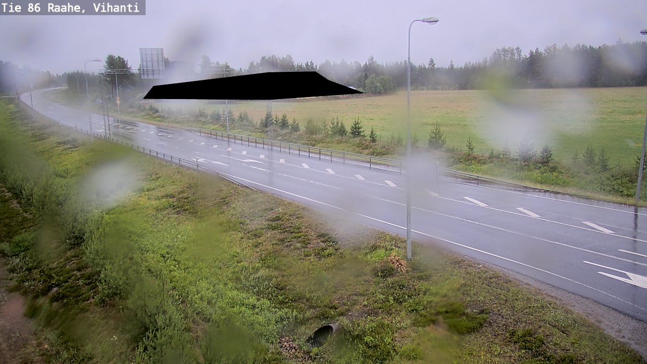 Weather Camera Image Road 86 Raahe, Vihanti, Raahe, Pohjois-Pohjanmaa