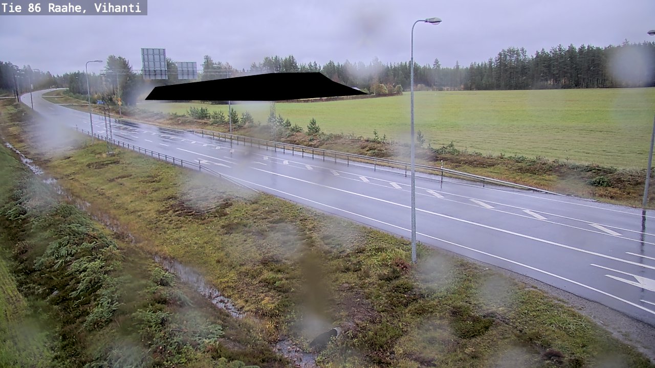 Weather Camera Image Road 86 Raahe, Vihanti, Raahe, Pohjois-Pohjanmaa