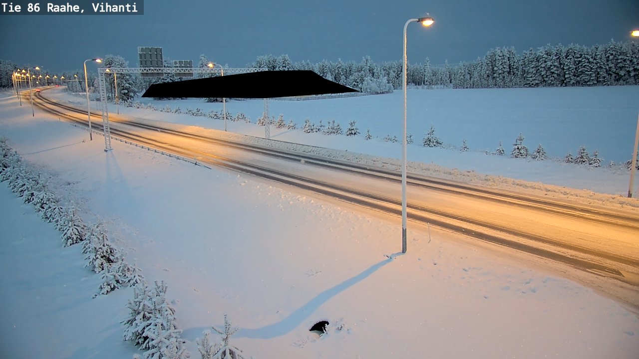 Kelikamerat Kuva Tie 86 Raahe, Vihanti, Raahe, Pohjois-Pohjanmaa