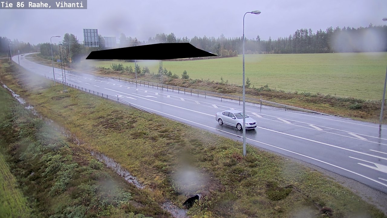 Weather Camera Image Road 86 Raahe, Vihanti, Raahe, Pohjois-Pohjanmaa