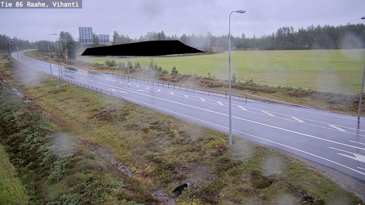 Weather Camera Image Road 86 Raahe, Vihanti, Raahe, Pohjois-Pohjanmaa