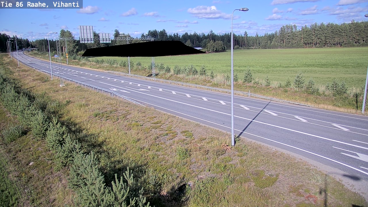 Kelikamerat Kuva Tie 86 Raahe, Vihanti, Raahe, Pohjois-Pohjanmaa