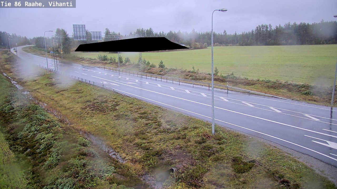 Weather Camera Image Road 86 Raahe, Vihanti, Raahe, Pohjois-Pohjanmaa
