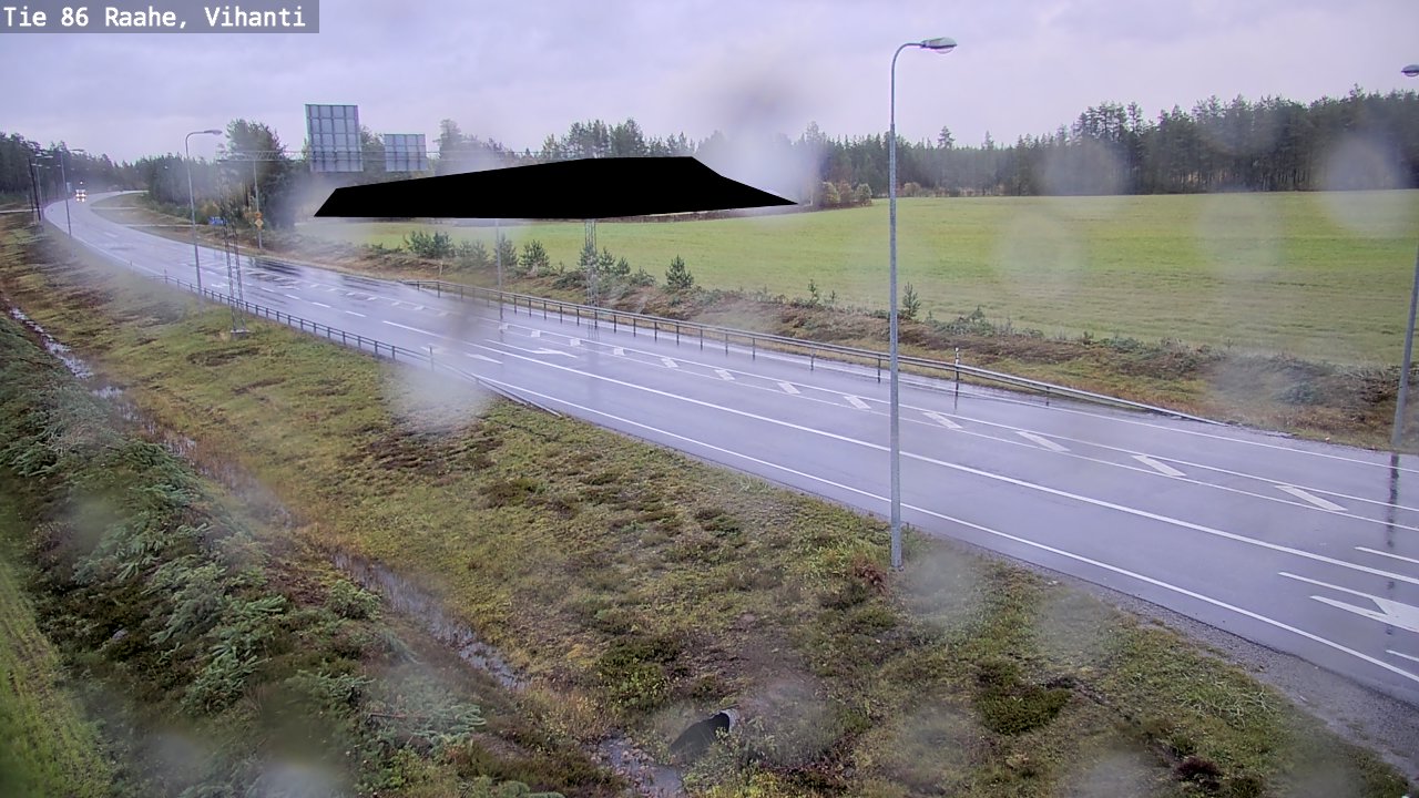 Weather Camera Image Road 86 Raahe, Vihanti, Raahe, Pohjois-Pohjanmaa