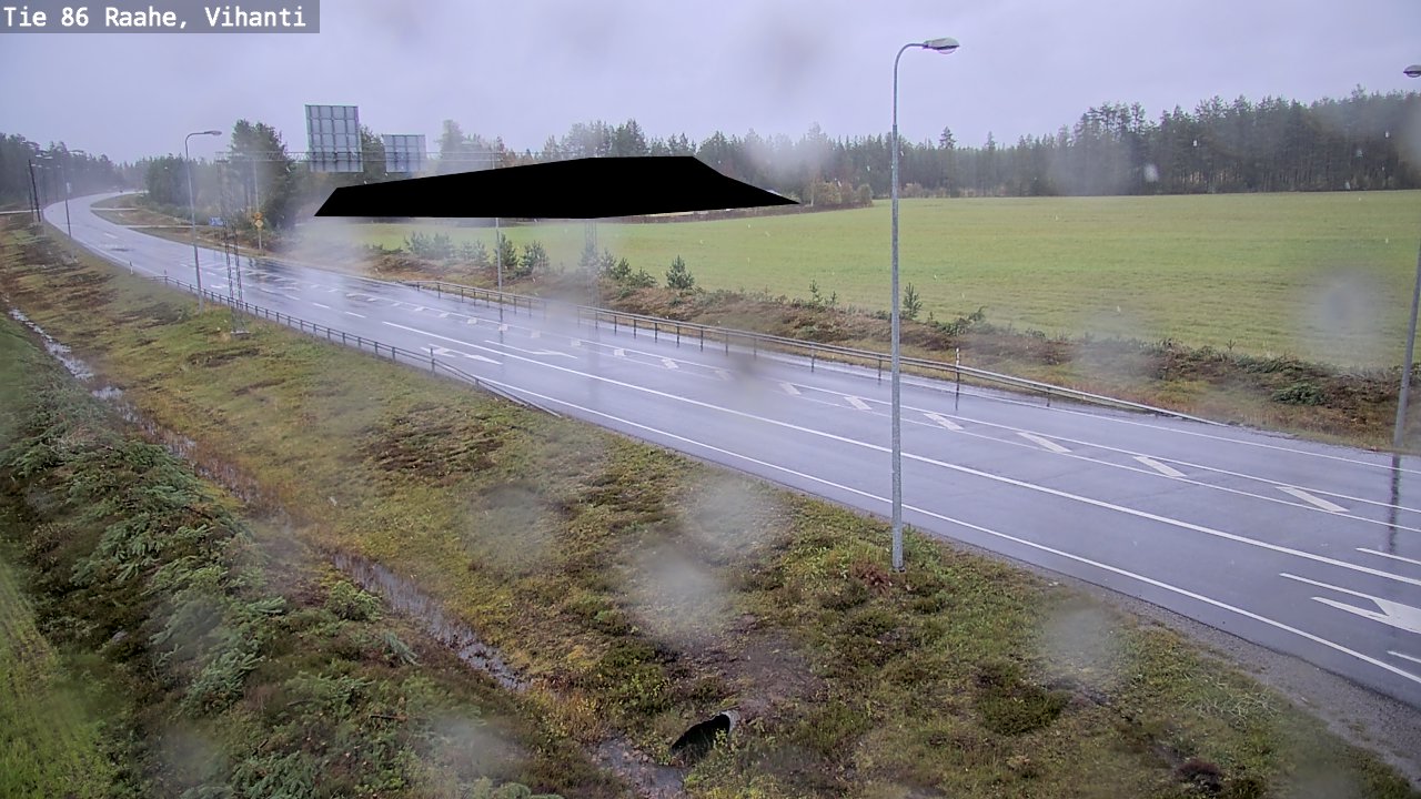 Weather Camera Image Road 86 Raahe, Vihanti, Raahe, Pohjois-Pohjanmaa