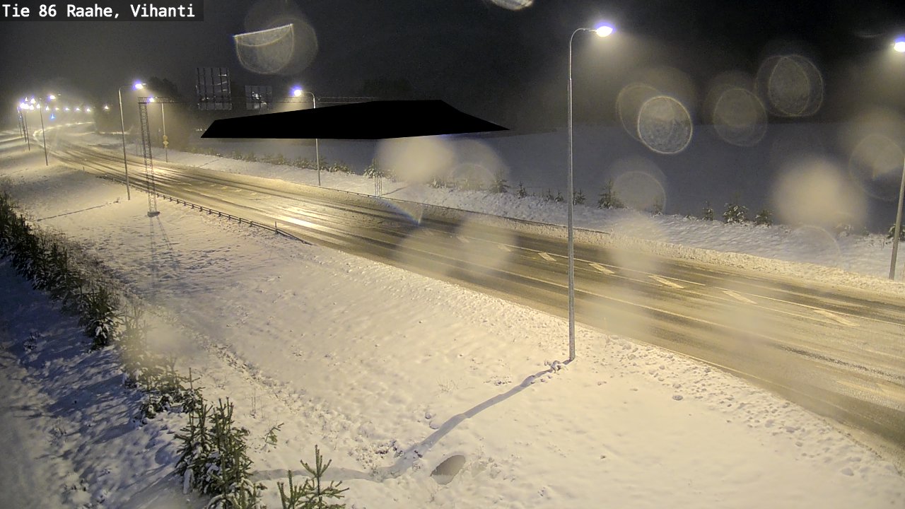 Weather Camera Image Väg 86 Raahe, Vihanti, Raahe, Pohjois-Pohjanmaa