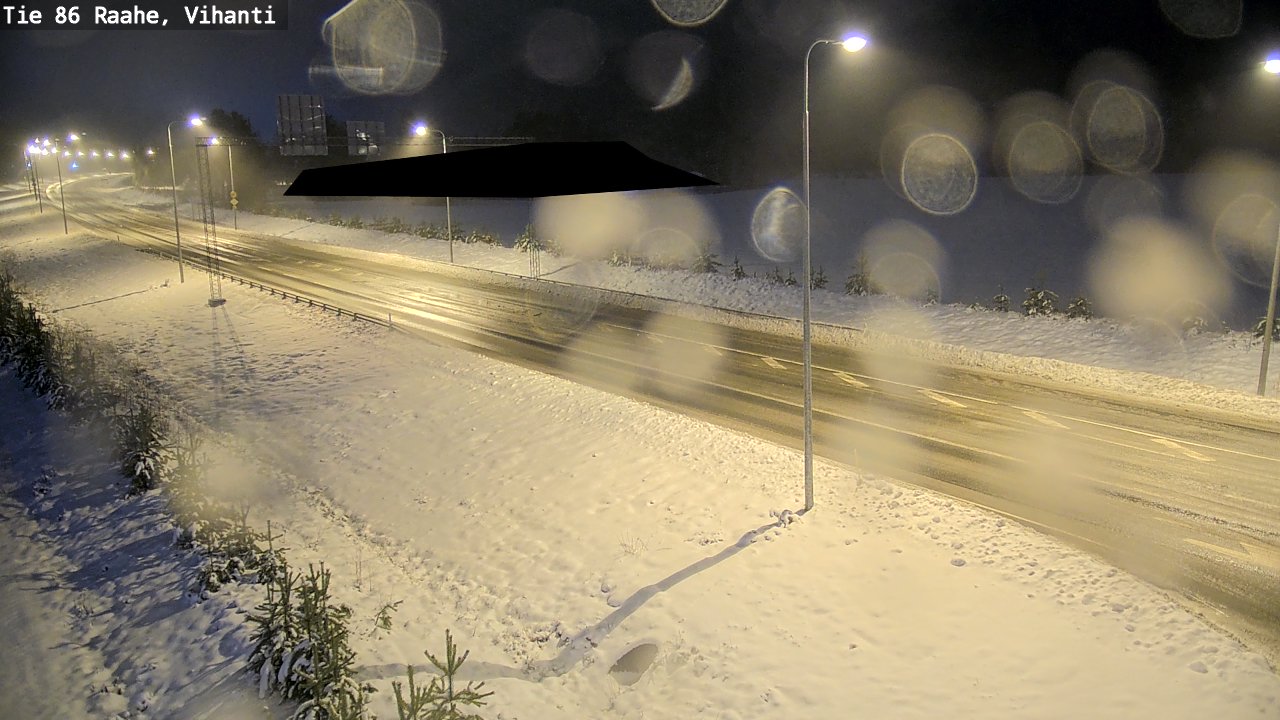 Weather Camera Image Väg 86 Raahe, Vihanti, Raahe, Pohjois-Pohjanmaa