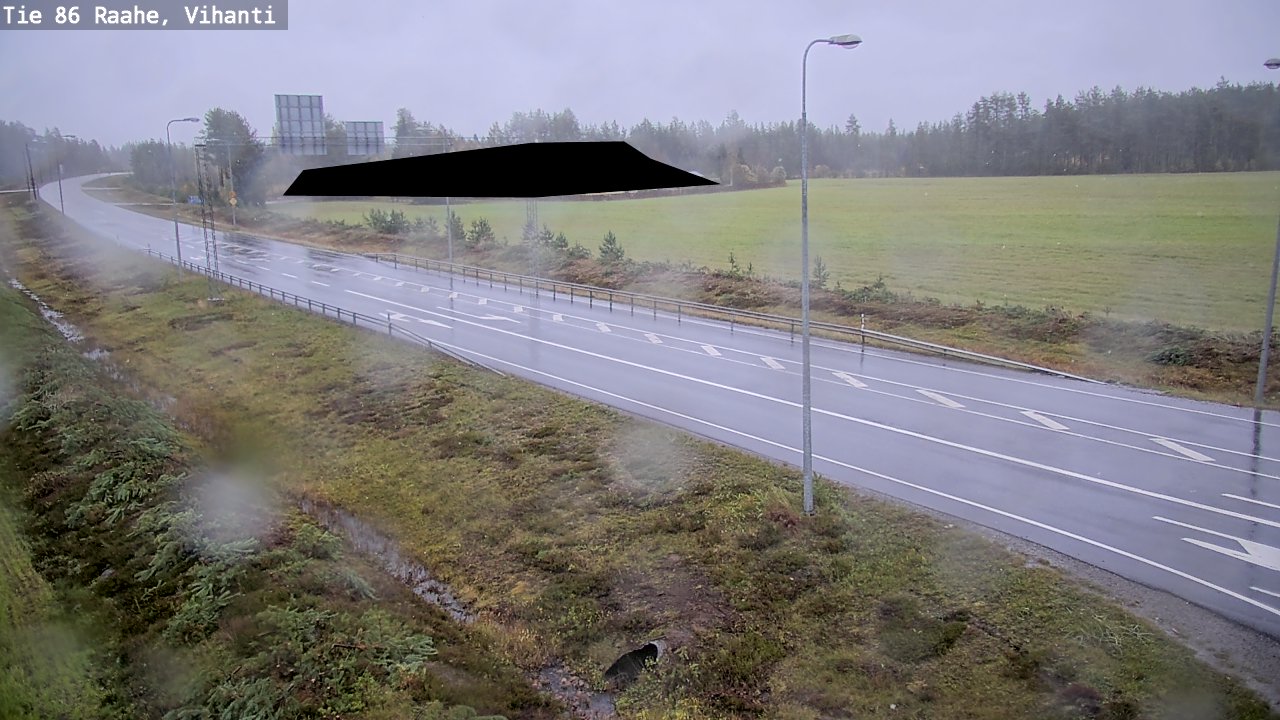 Weather Camera Image Road 86 Raahe, Vihanti, Raahe, Pohjois-Pohjanmaa