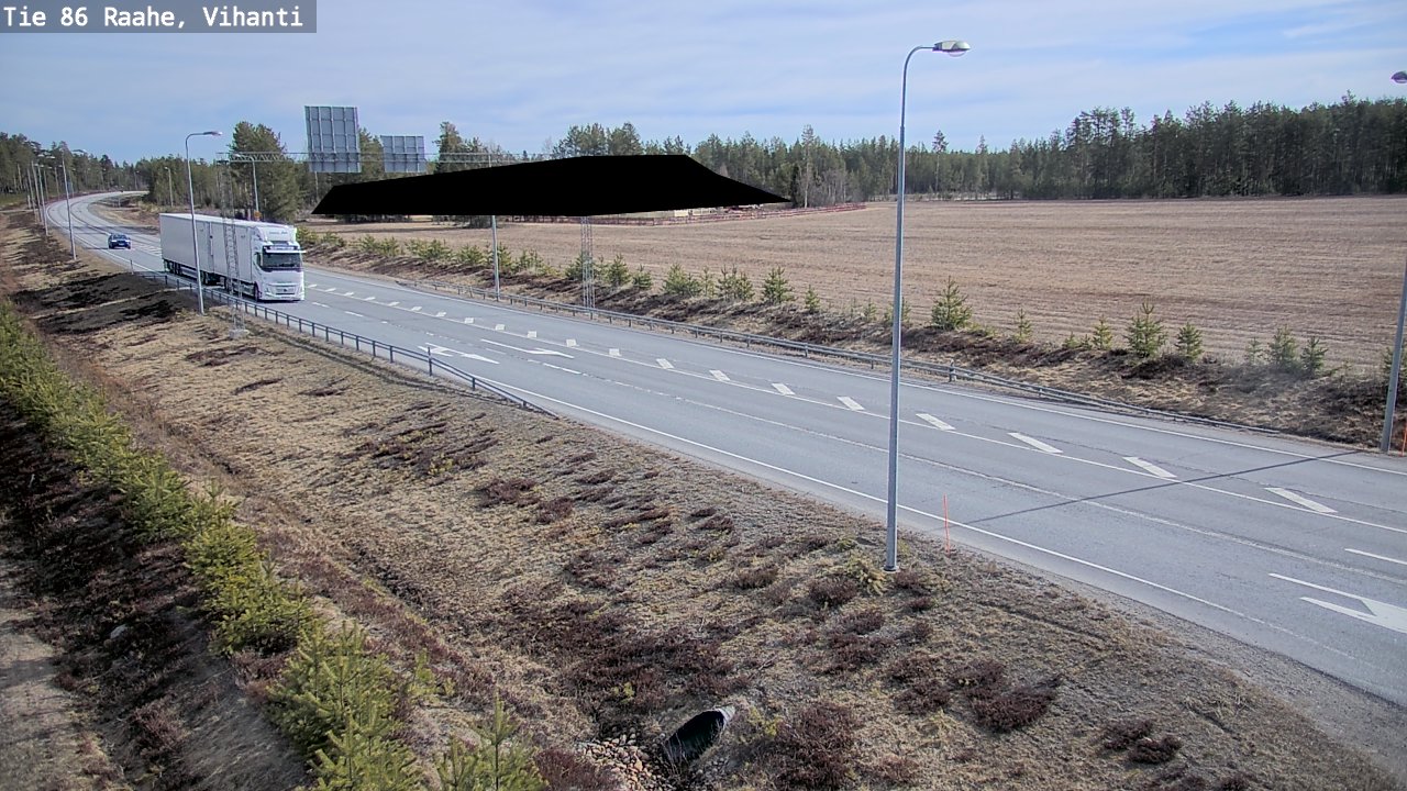 Kelikamerat Kuva Tie 86 Raahe, Vihanti, Raahe, Pohjois-Pohjanmaa