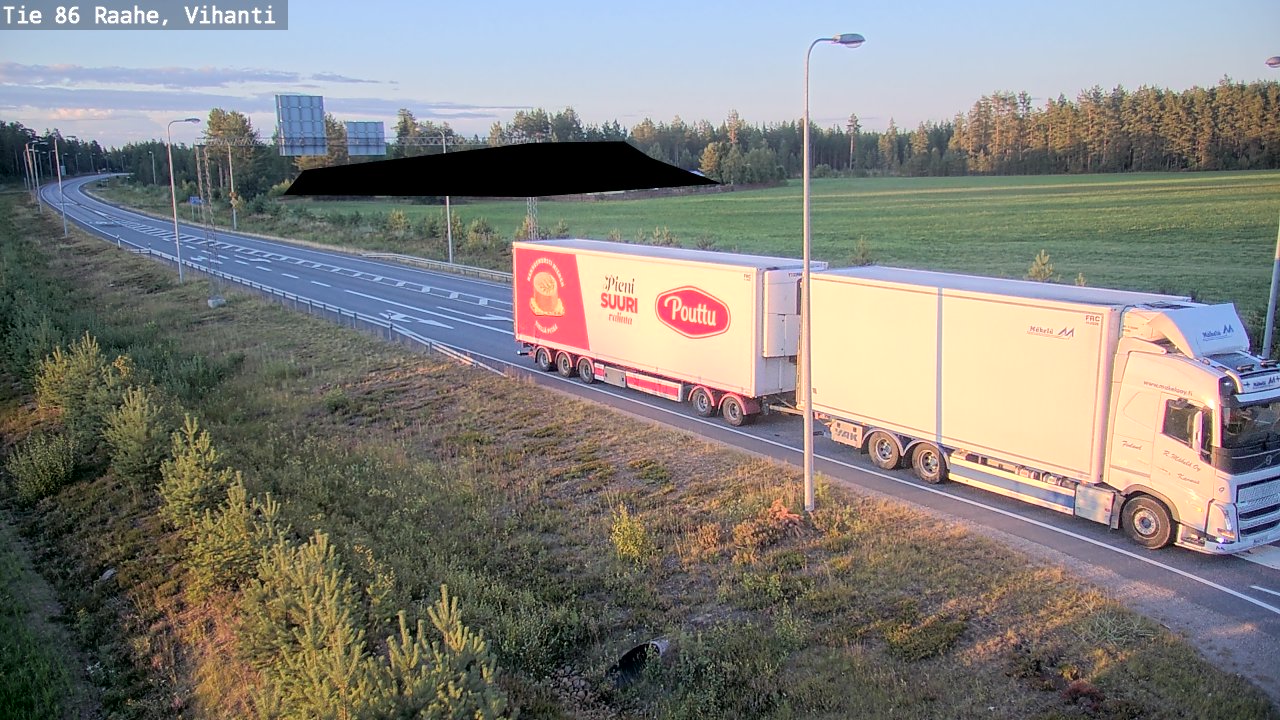 Kelikamerat Kuva Tie 86 Raahe, Vihanti, Raahe, Pohjois-Pohjanmaa