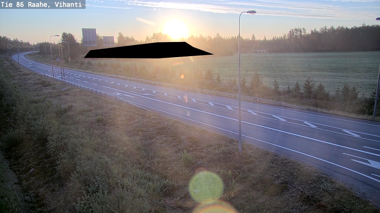 Kelikamerat Kuva Tie 86 Raahe, Vihanti, Raahe, Pohjois-Pohjanmaa