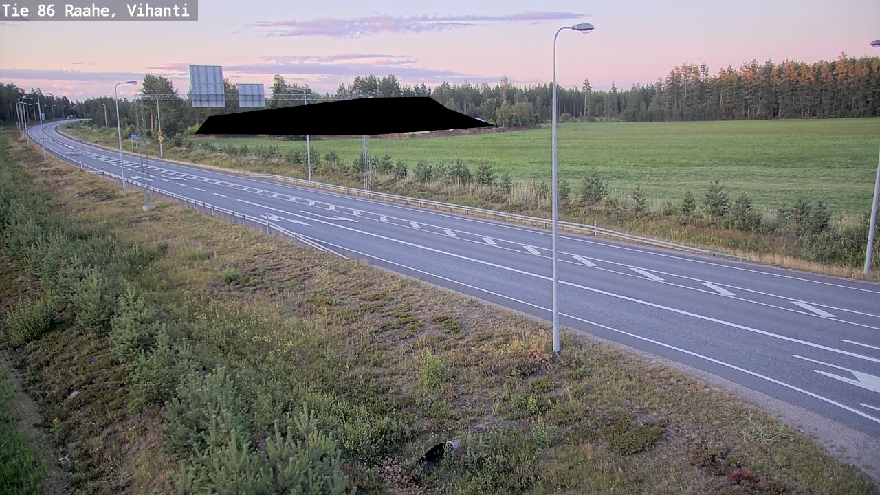 Kelikamerat Kuva Tie 86 Raahe, Vihanti, Raahe, Pohjois-Pohjanmaa