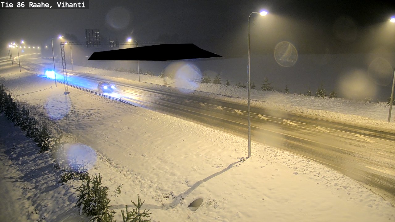Weather Camera Image Väg 86 Raahe, Vihanti, Raahe, Pohjois-Pohjanmaa