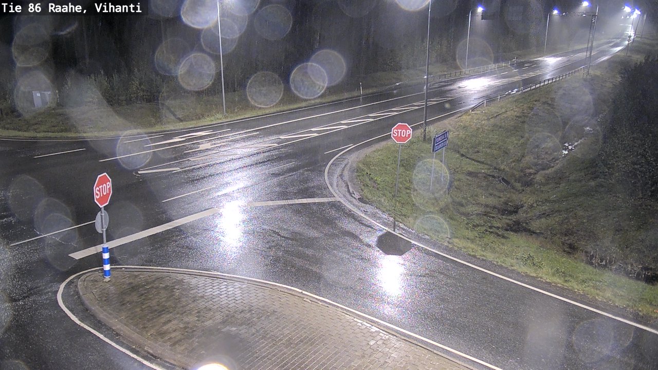 Weather Camera Image Road 86 Raahe, Vihanti, Raahe, Pohjois-Pohjanmaa