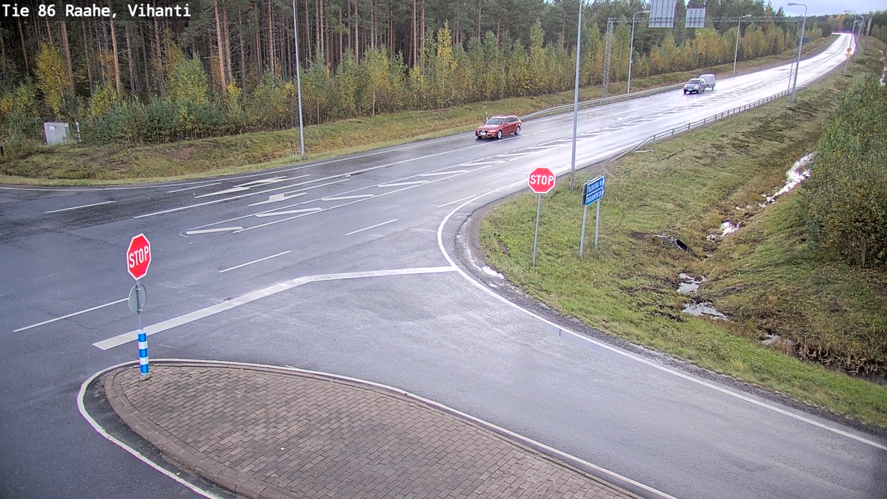 Weather Camera Image Road 86 Raahe, Vihanti, Raahe, Pohjois-Pohjanmaa