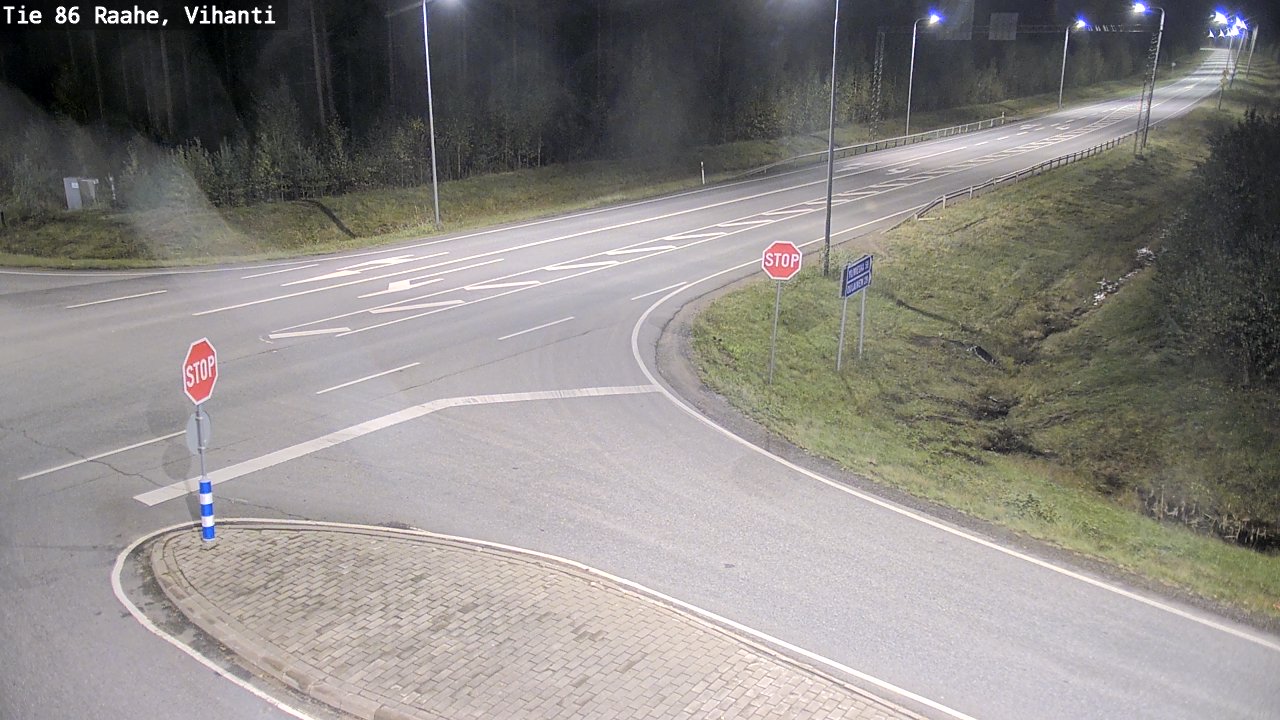 Weather Camera Image Road 86 Raahe, Vihanti, Raahe, Pohjois-Pohjanmaa
