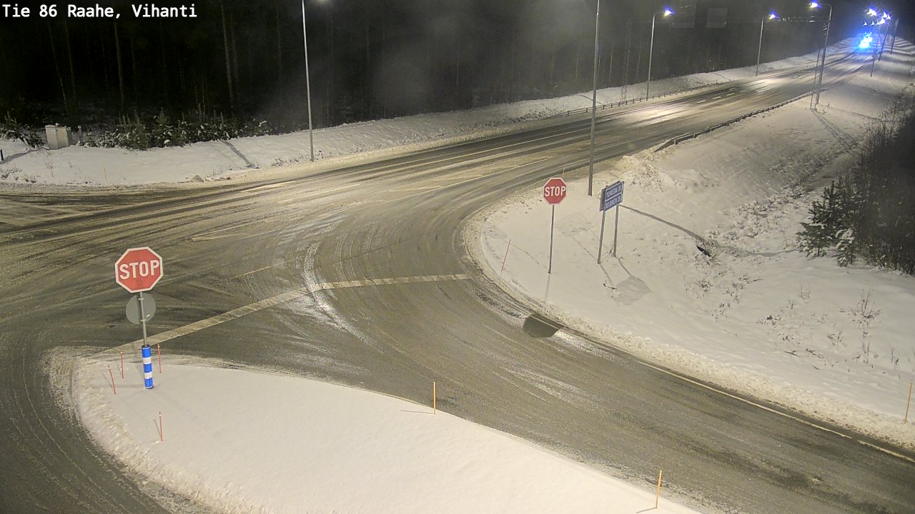 Weather Camera Image Road 86 Raahe, Vihanti, Raahe, Pohjois-Pohjanmaa