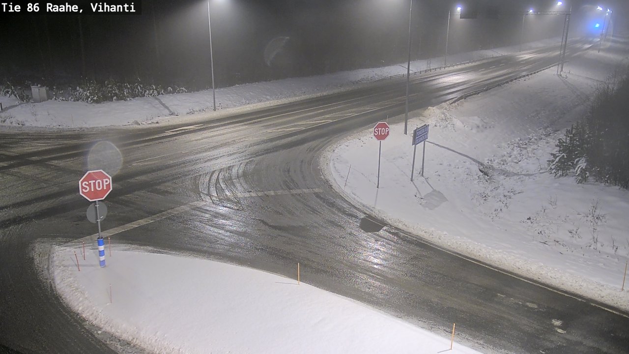 Weather Camera Image Road 86 Raahe, Vihanti, Raahe, Pohjois-Pohjanmaa