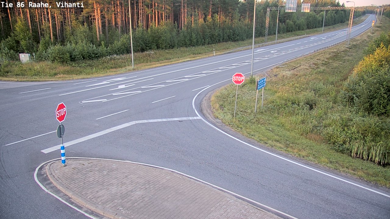 Kelikamerat Kuva Tie 86 Raahe, Vihanti, Raahe, Pohjois-Pohjanmaa
