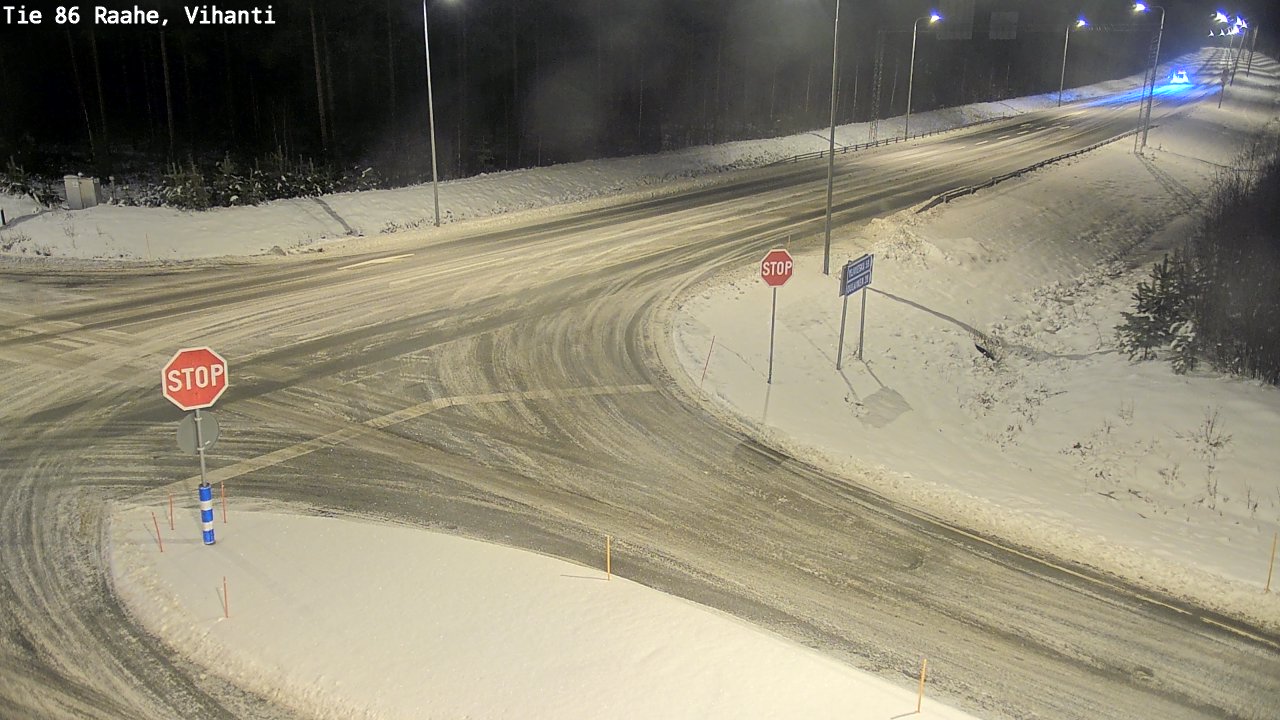 Weather Camera Image Road 86 Raahe, Vihanti, Raahe, Pohjois-Pohjanmaa