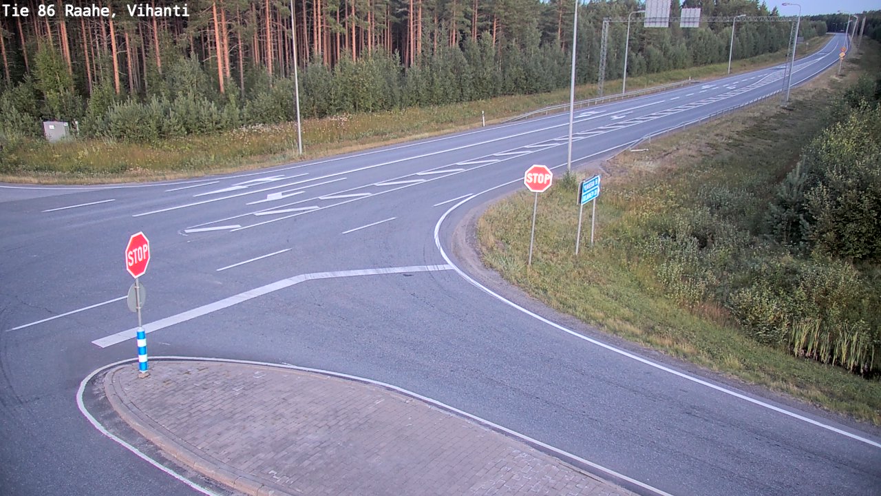 Kelikamerat Kuva Tie 86 Raahe, Vihanti, Raahe, Pohjois-Pohjanmaa
