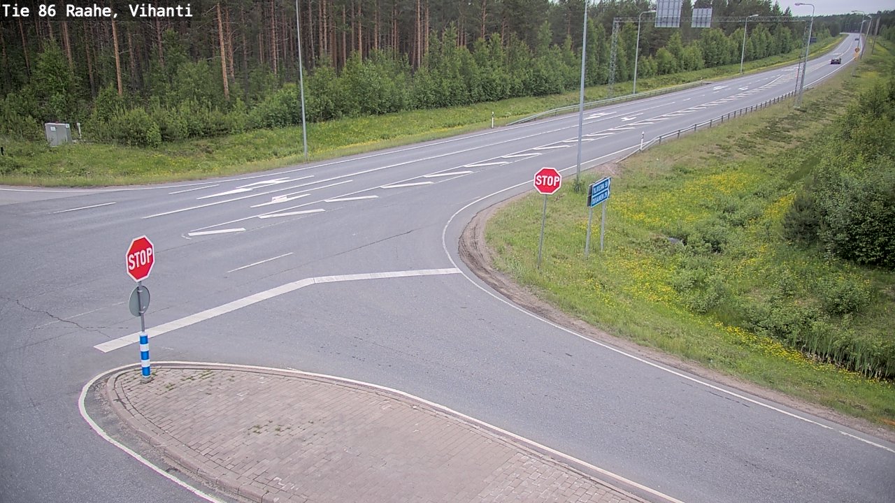 Kelikamerat Kuva Tie 86 Raahe, Vihanti, Raahe, Pohjois-Pohjanmaa
