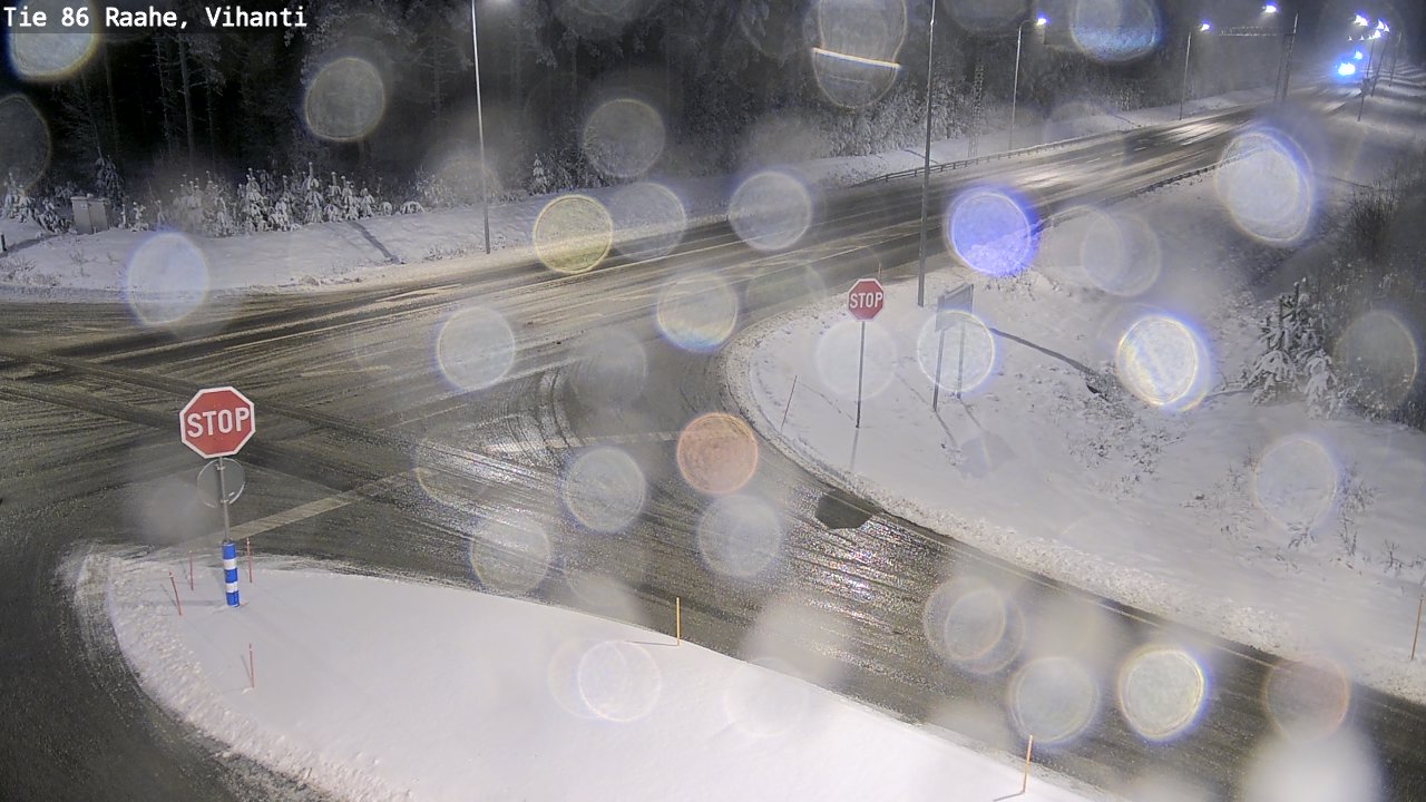 Weather Camera Image Road 86 Raahe, Vihanti, Raahe, Pohjois-Pohjanmaa