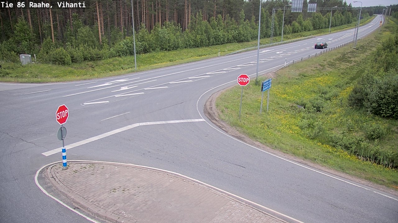 Kelikamerat Kuva Tie 86 Raahe, Vihanti, Raahe, Pohjois-Pohjanmaa