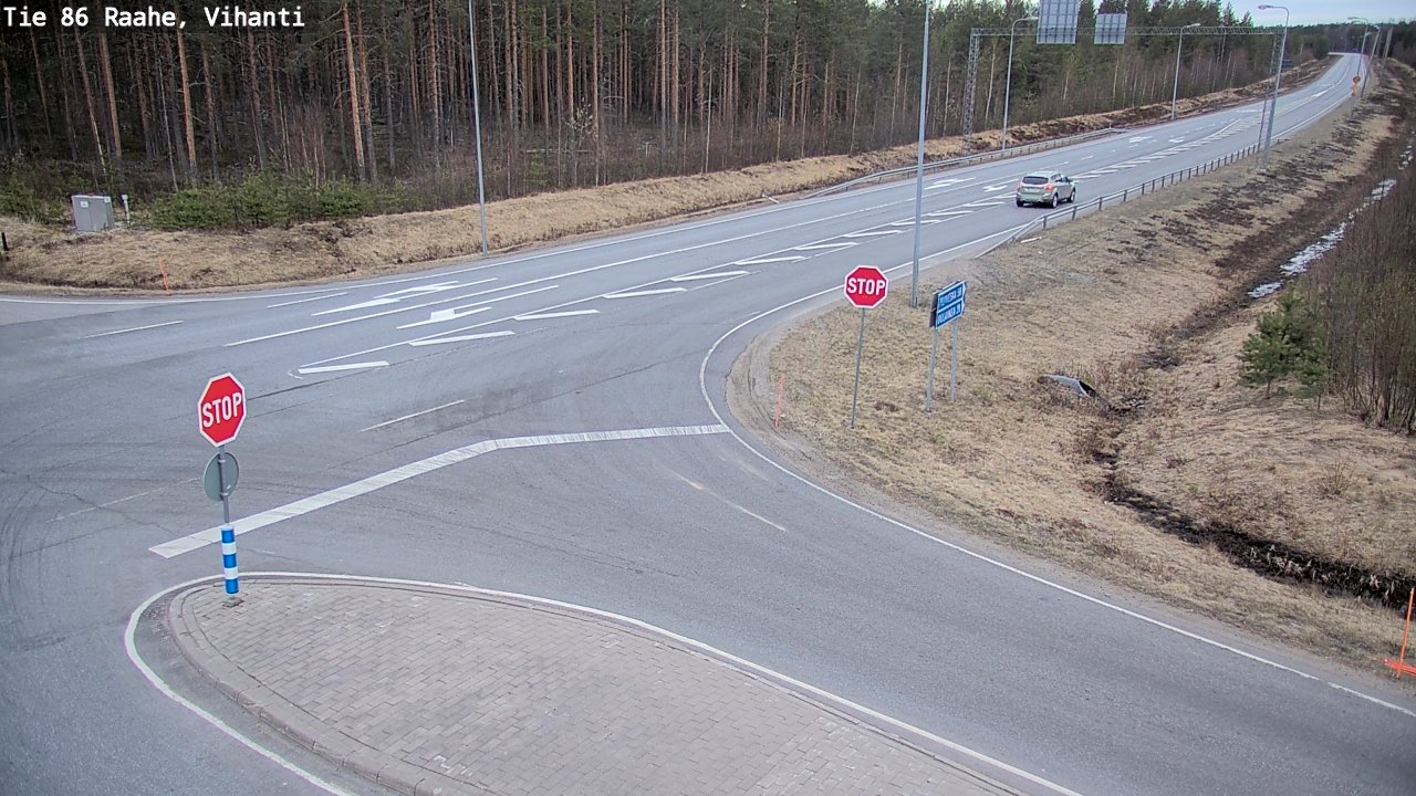 Kelikamerat Kuva Tie 86 Raahe, Vihanti, Raahe, Pohjois-Pohjanmaa