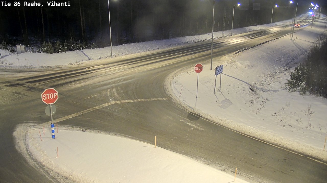 Weather Camera Image Road 86 Raahe, Vihanti, Raahe, Pohjois-Pohjanmaa