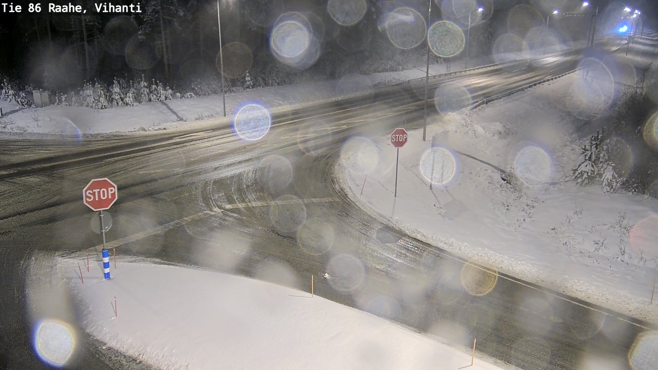 Weather Camera Image Road 86 Raahe, Vihanti, Raahe, Pohjois-Pohjanmaa