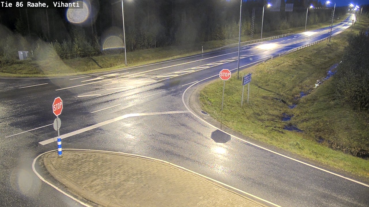 Weather Camera Image Road 86 Raahe, Vihanti, Raahe, Pohjois-Pohjanmaa