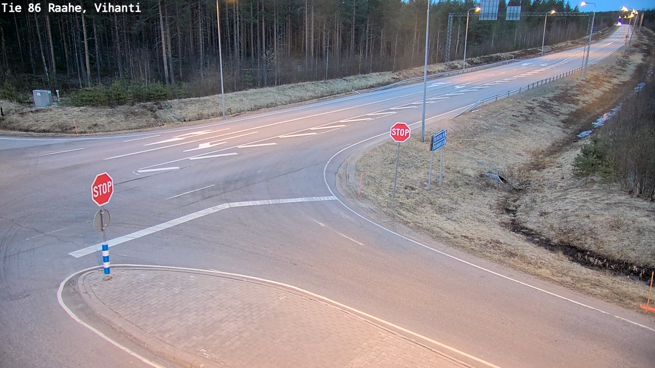 Kelikamerat Kuva Tie 86 Raahe, Vihanti, Raahe, Pohjois-Pohjanmaa