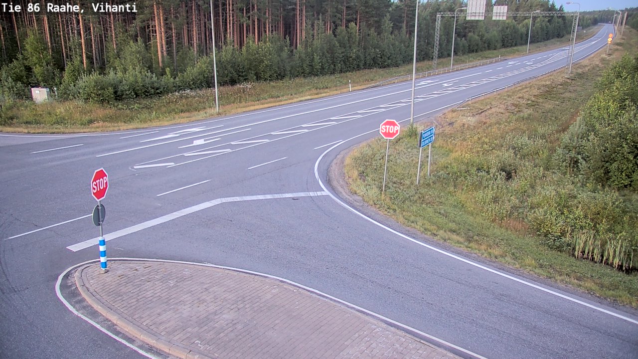 Kelikamerat Kuva Tie 86 Raahe, Vihanti, Raahe, Pohjois-Pohjanmaa