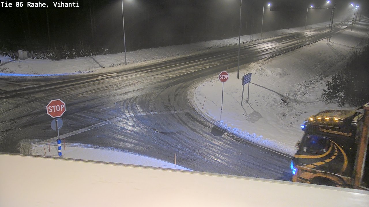 Weather Camera Image Road 86 Raahe, Vihanti, Raahe, Pohjois-Pohjanmaa