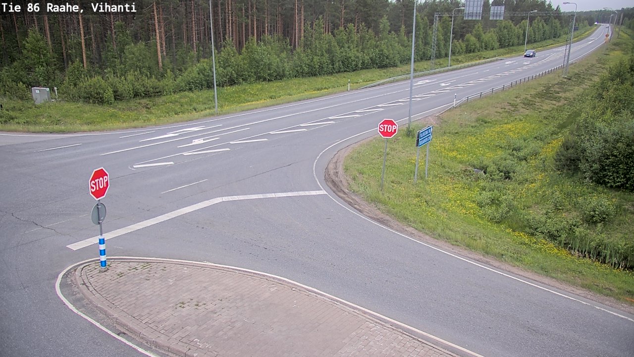 Kelikamerat Kuva Tie 86 Raahe, Vihanti, Raahe, Pohjois-Pohjanmaa
