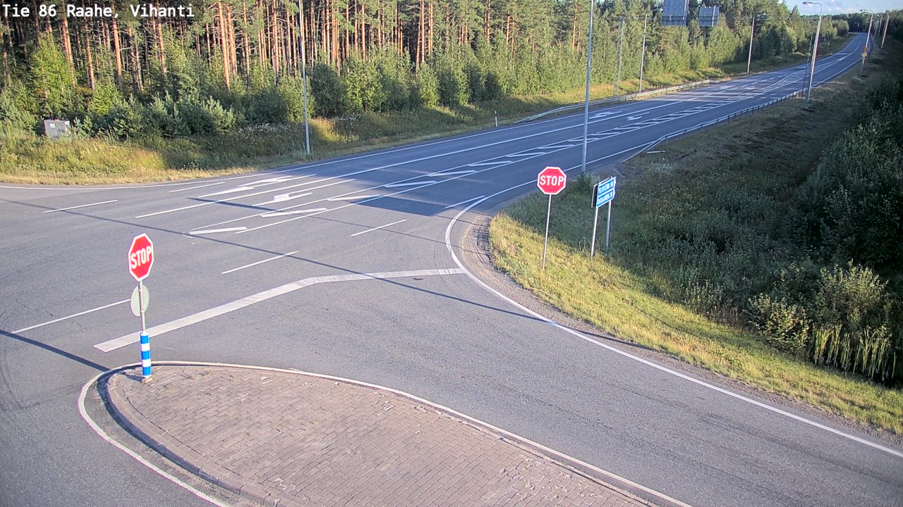 Kelikamerat Kuva Tie 86 Raahe, Vihanti, Raahe, Pohjois-Pohjanmaa