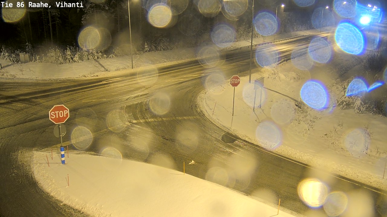 Weather Camera Image Road 86 Raahe, Vihanti, Raahe, Pohjois-Pohjanmaa
