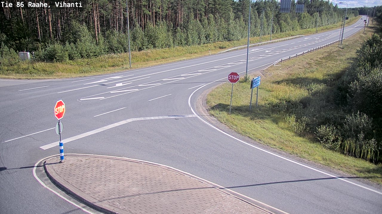 Kelikamerat Kuva Tie 86 Raahe, Vihanti, Raahe, Pohjois-Pohjanmaa