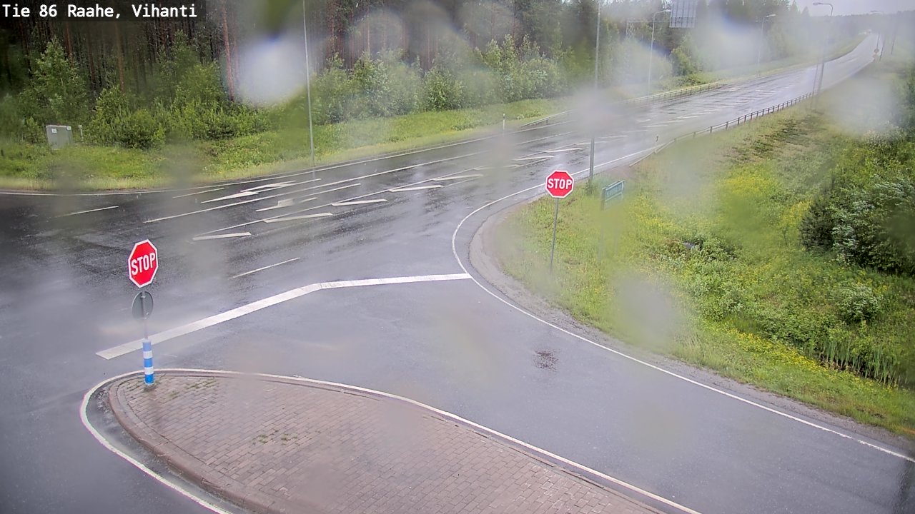 Weather Camera Image Road 86 Raahe, Vihanti, Raahe, Pohjois-Pohjanmaa