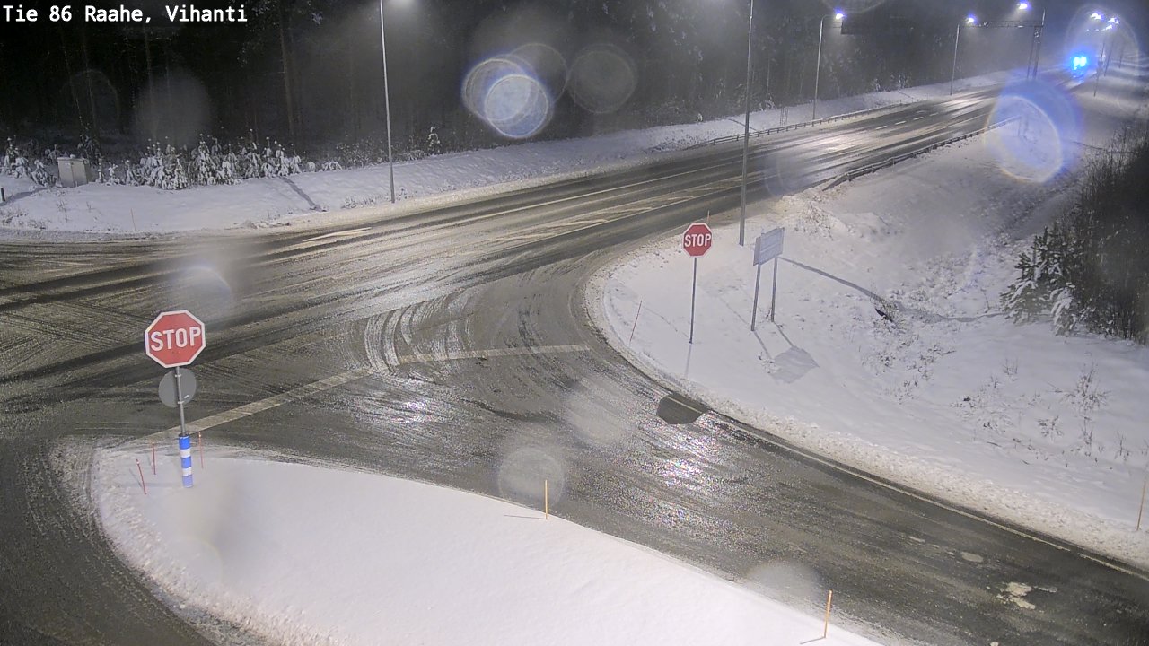 Weather Camera Image Road 86 Raahe, Vihanti, Raahe, Pohjois-Pohjanmaa
