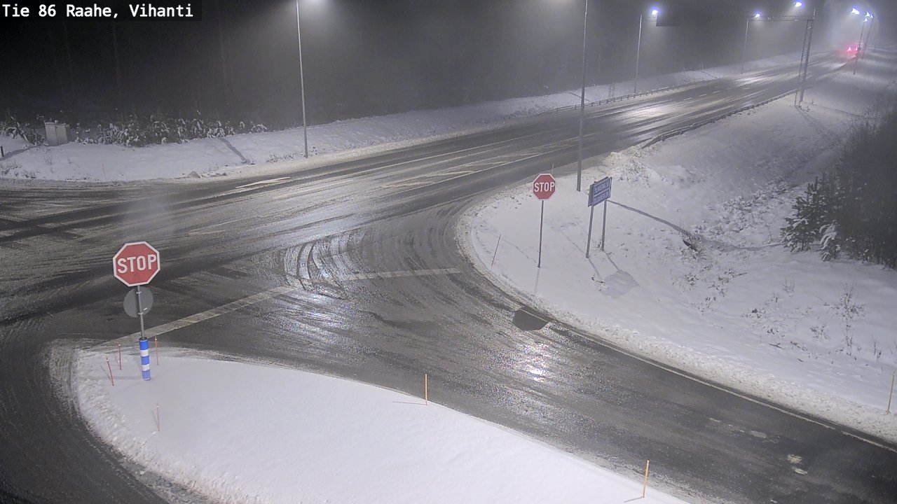 Weather Camera Image Road 86 Raahe, Vihanti, Raahe, Pohjois-Pohjanmaa