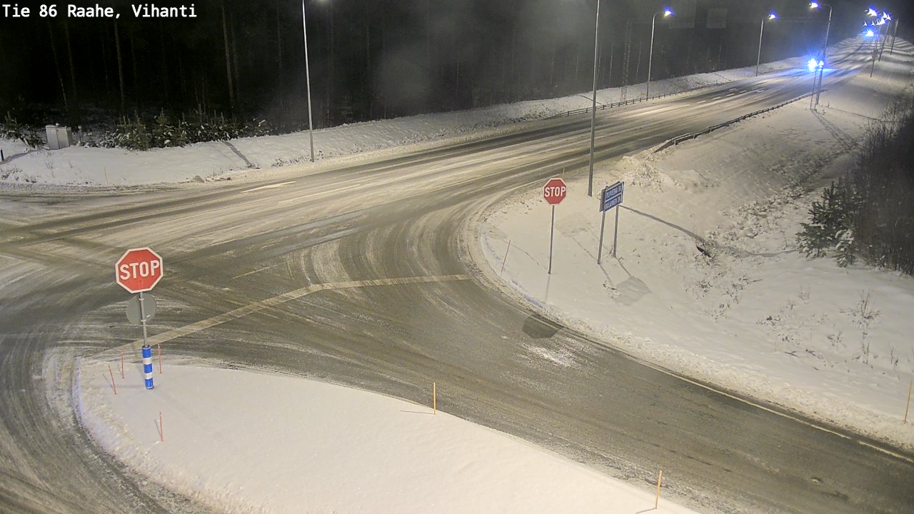 Weather Camera Image Road 86 Raahe, Vihanti, Raahe, Pohjois-Pohjanmaa