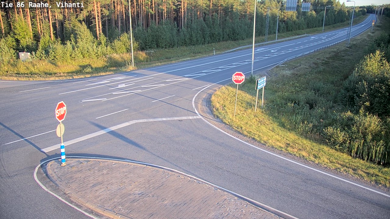 Kelikamerat Kuva Tie 86 Raahe, Vihanti, Raahe, Pohjois-Pohjanmaa