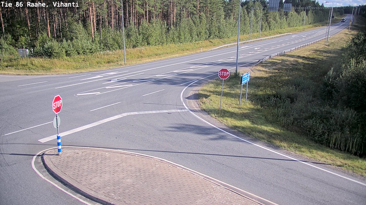 Kelikamerat Kuva Tie 86 Raahe, Vihanti, Raahe, Pohjois-Pohjanmaa