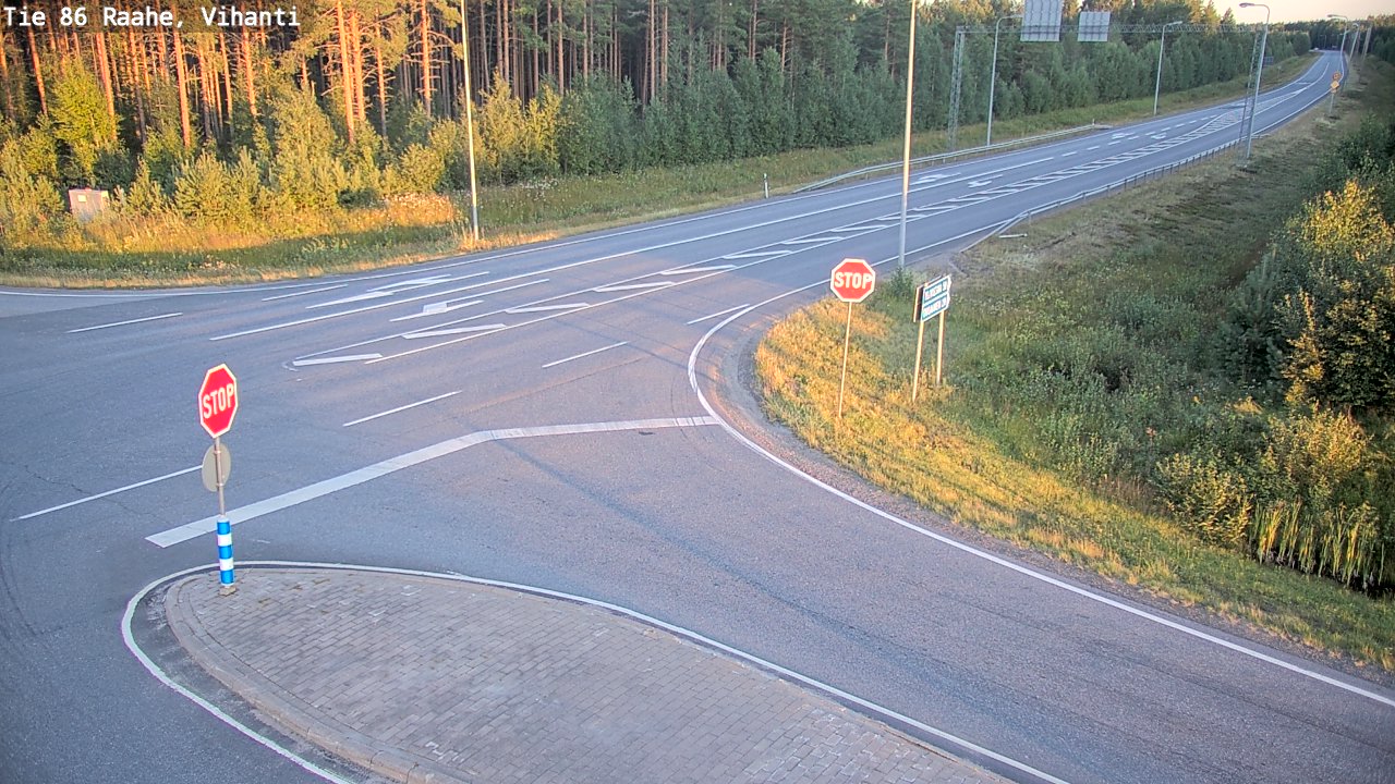 Kelikamerat Kuva Tie 86 Raahe, Vihanti, Raahe, Pohjois-Pohjanmaa