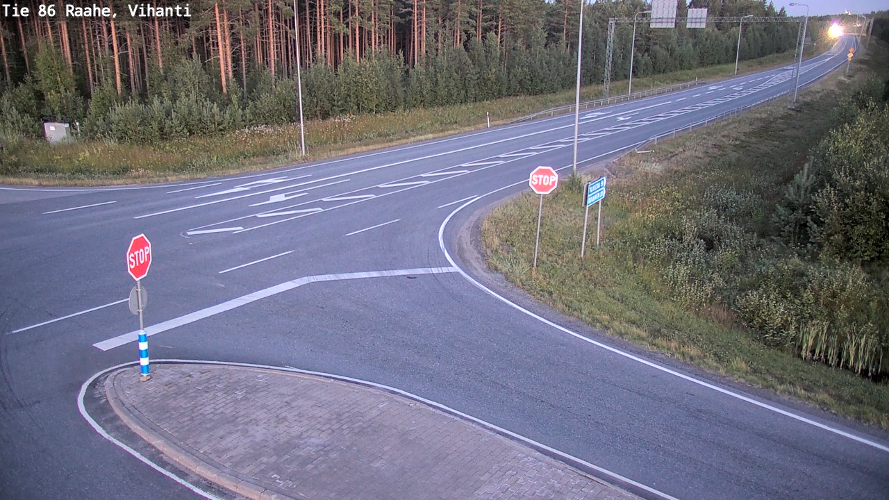 Kelikamerat Kuva Tie 86 Raahe, Vihanti, Raahe, Pohjois-Pohjanmaa