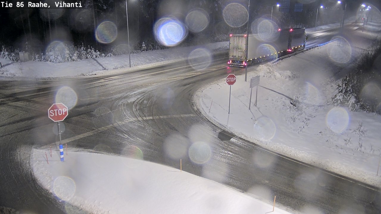 Weather Camera Image Road 86 Raahe, Vihanti, Raahe, Pohjois-Pohjanmaa