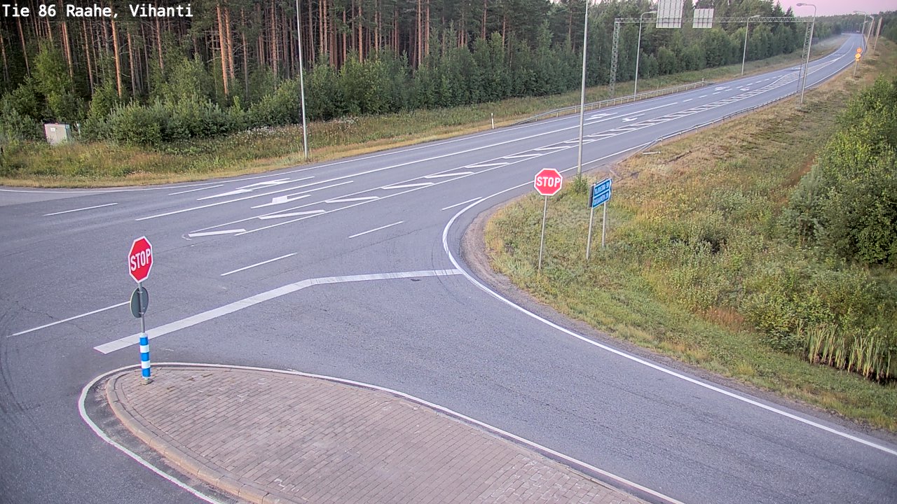 Kelikamerat Kuva Tie 86 Raahe, Vihanti, Raahe, Pohjois-Pohjanmaa