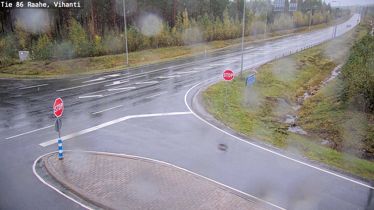 Weather Camera Image Road 86 Raahe, Vihanti, Raahe, Pohjois-Pohjanmaa